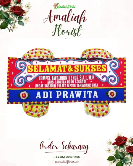 Papan Bunga Ucapan Selamat Kikim Barat